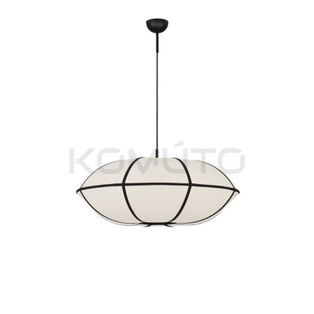 Natural Blossom | Artystyczna Lampa Lniana 70cm – Design Zen