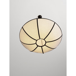 Natural Blossom | Artystyczna Lampa Lniana 70cm – Design Zen