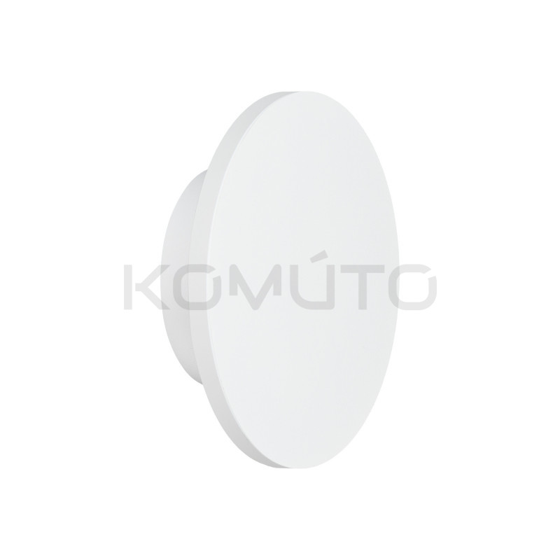 Kinkiet NYX 15 cm LED – Lampa ścienna okrągła | czarny i biały