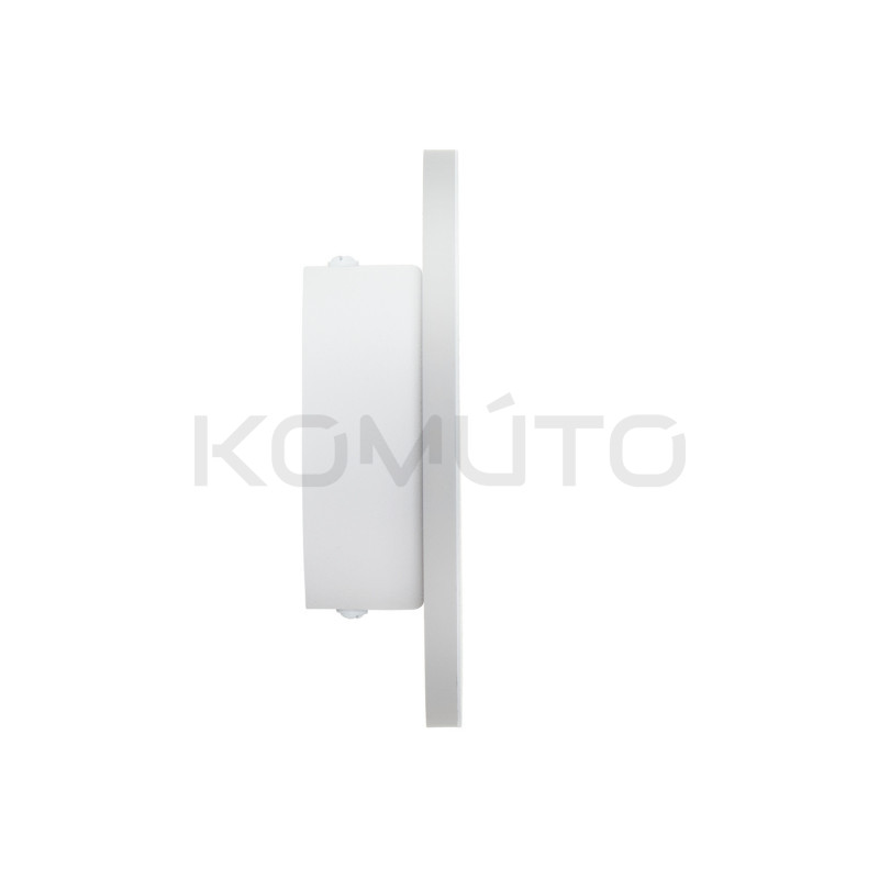 Kinkiet NYX 15 cm LED – Lampa ścienna okrągła | czarny i biały