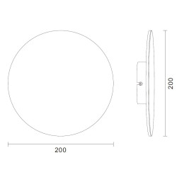 Geometryczny kinkiet NYX 25 – geometria i poetyckie światło