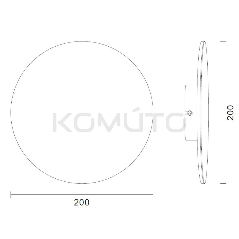 Geometryczny kinkiet NYX 25 – geometria i poetyckie światło
