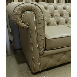 Sofa Chesterfield Normal ze skóry 4 osobowa | Komuto.pl