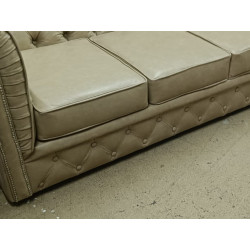 Sofa Chesterfield Normal ze skóry 4 osobowa | Komuto.pl
