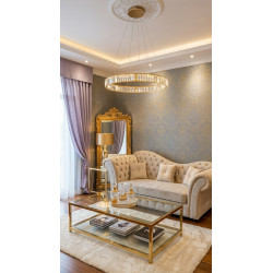 Lampa wisząca glamour LIBERTY 60 złota nowoczesny żyrandol