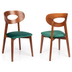 Krzesło Coney – design, który łączy drewno i miękkość formy