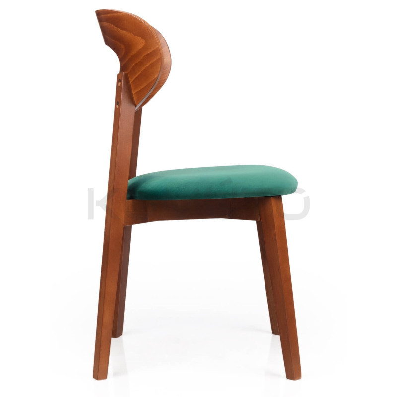Krzesło Coney – design, który łączy drewno i miękkość formy