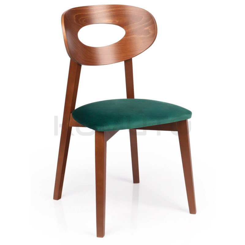 Krzesło Coney – design, który łączy drewno i miękkość formy