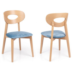Krzesło Coney – design, który łączy drewno i miękkość formy