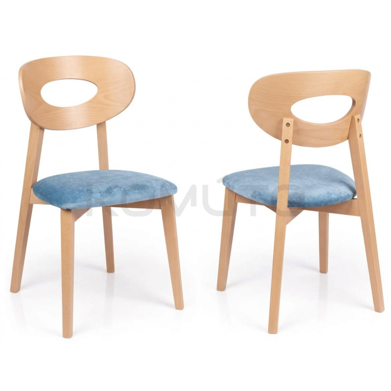 Krzesło Coney – design, który łączy drewno i miękkość formy