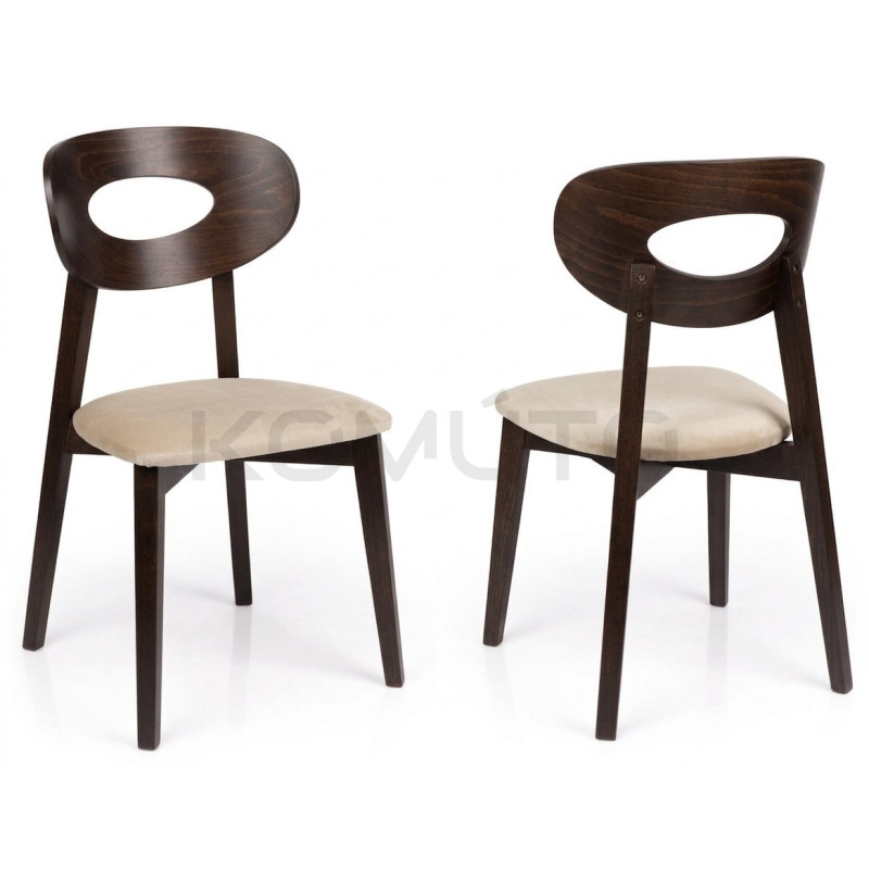 Krzesło Coney – design, który łączy drewno i miękkość formy