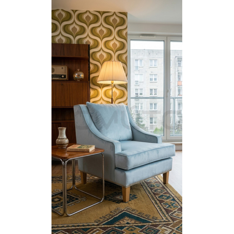 Fotel tapicerowany Cornflower wygoda i elegancja| Komuto.pl