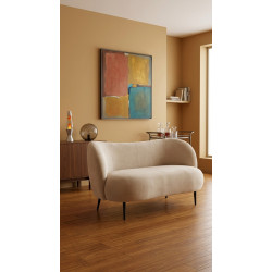 Sofa glamour na wysokich nogach Aldo 2 osobowa