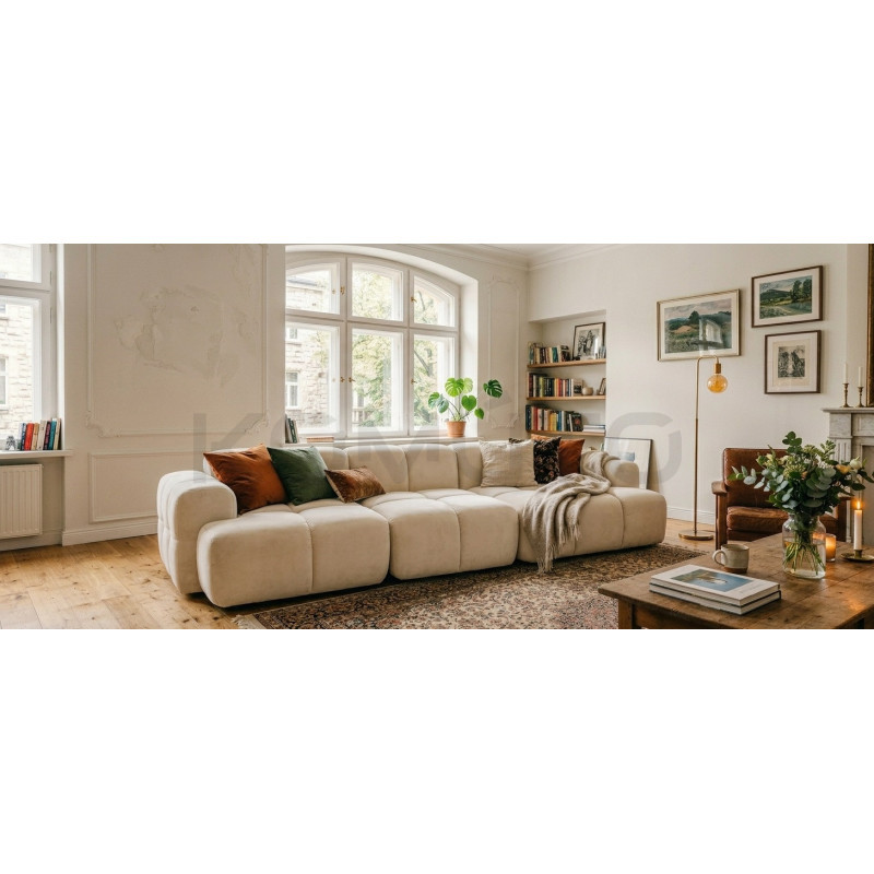 Sofa modułowa Cloud 4 osobowa – artystyczny komfort i design