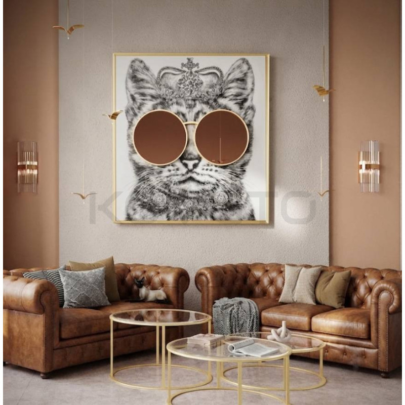 Lampa wisząca glamour GAVI A złota