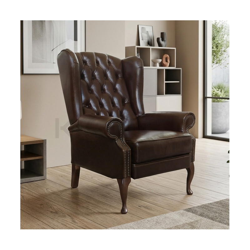 Chesterfield Duke – fotel rozkładany z funkcją relaksu