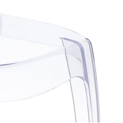 Krzesło Merton transparentne – design inspirowany światłem