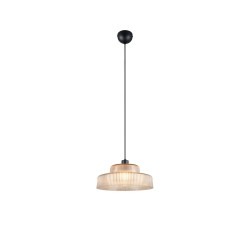 Szklana lampa Caro | Rzeźba i światło w stylu retro