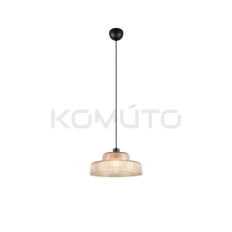 Szklana lampa Caro | Rzeźba i światło w stylu retro