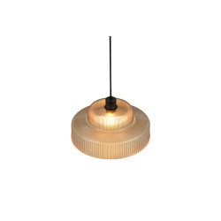 Szklana lampa Caro | Rzeźba i światło w stylu retro