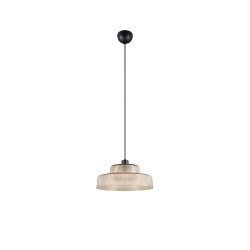 Szklana lampa Caro | Rzeźba i światło w stylu retro