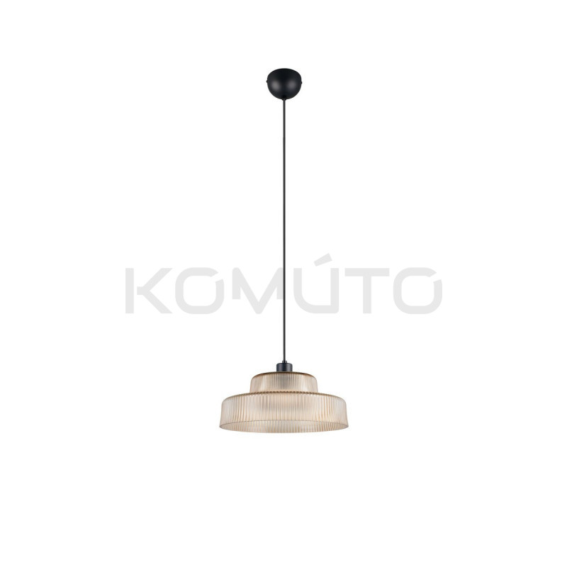 Szklana lampa Caro | Rzeźba i światło w stylu retro