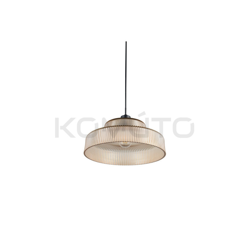 Szklana lampa Caro | Rzeźba i światło w stylu retro