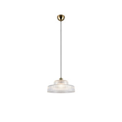 Szklana lampa Caro | Rzeźba i światło w stylu retro
