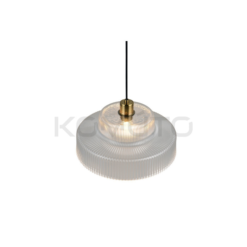 Szklana lampa Caro | Rzeźba i światło w stylu retro