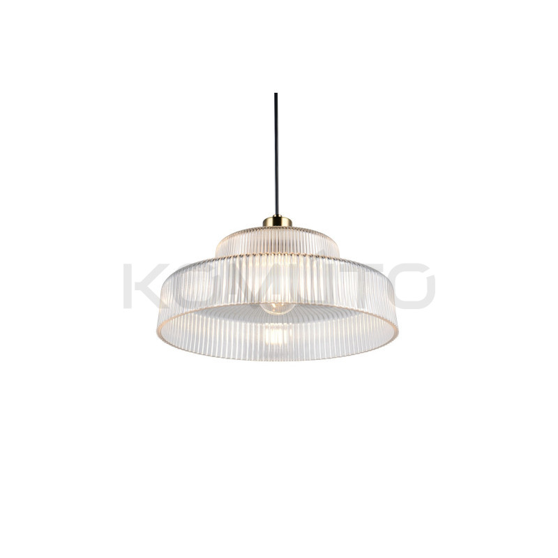 Szklana lampa Caro | Rzeźba i światło w stylu retro