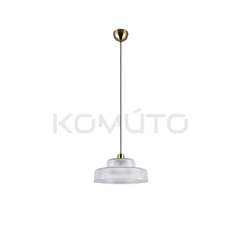 Szklana lampa Caro | Rzeźba i światło w stylu retro