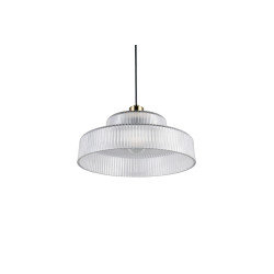 Szklana lampa Caro | Rzeźba i światło w stylu retro