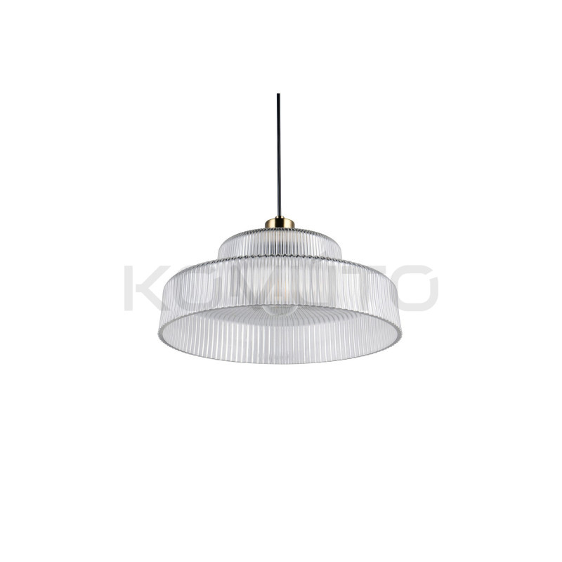 Szklana lampa Caro | Rzeźba i światło w stylu retro