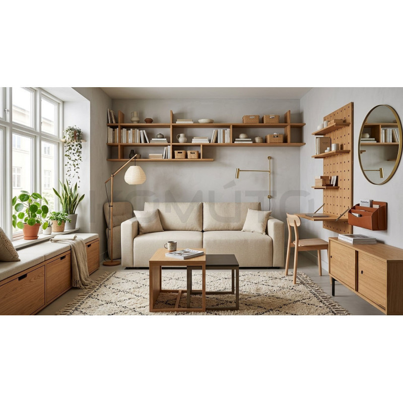 Sofa Double – nowoczesna sofa z funkcją spania i pojemnikami