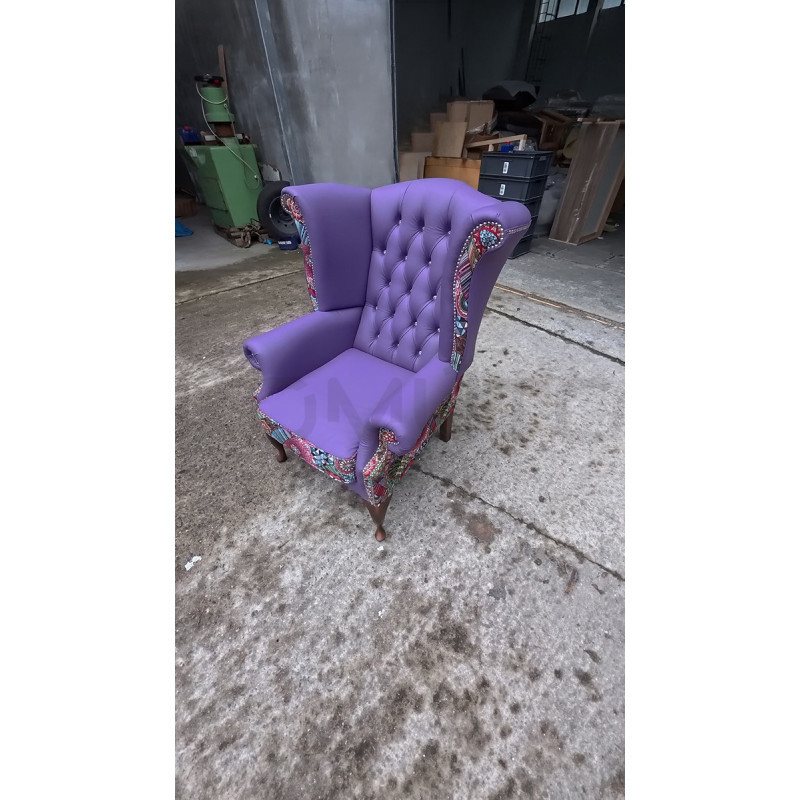 Fotel Uszak Chesterfield Lord Regent | Ręczne wykonanie | Wyjątkowy