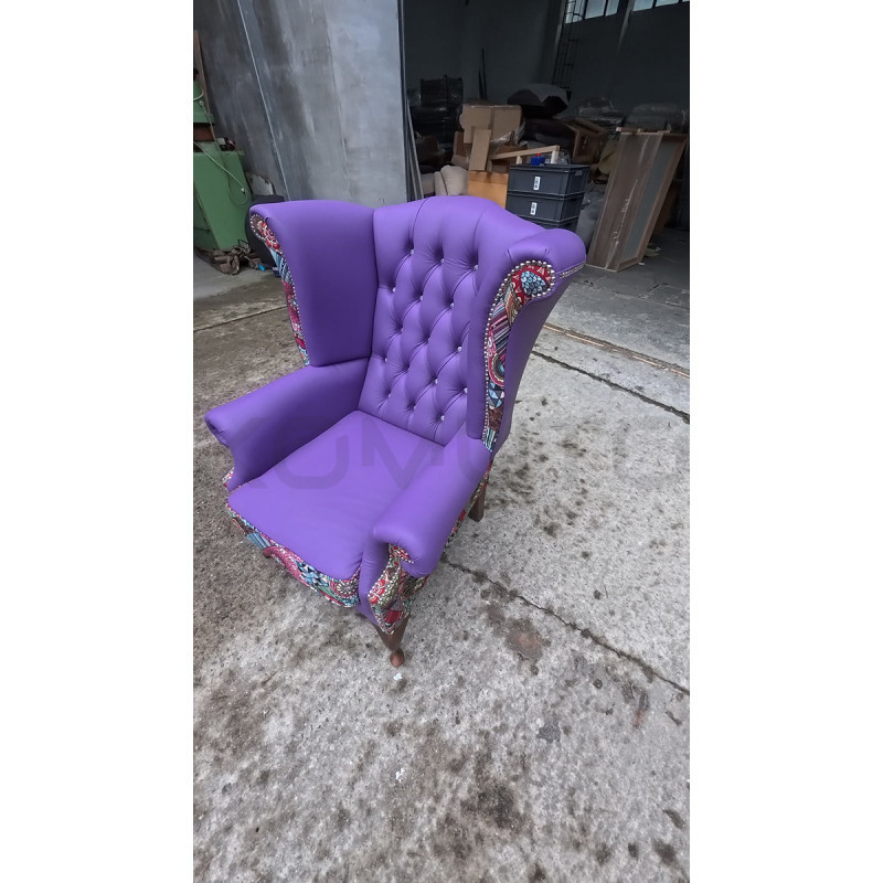 Fotel Uszak Chesterfield Lord Regent | Ręczne wykonanie | Wyjątkowy