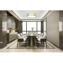 Plafon CROWN 50 złoty – designerski plafon z kryształami LED