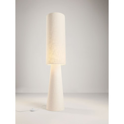 Lampa podłogowa Morwa z lnu | Naturalna elegancja