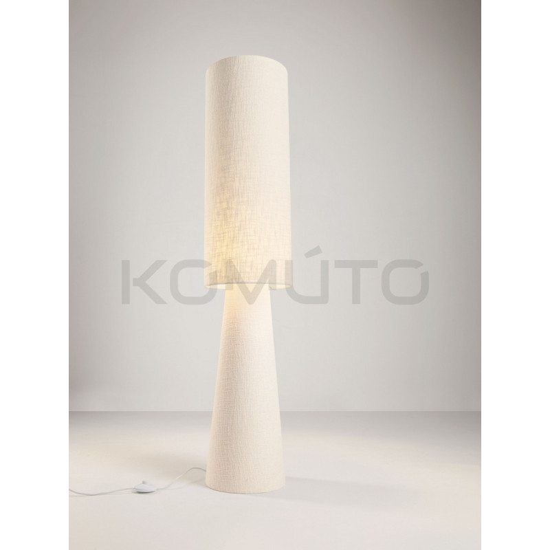 Lampa podłogowa Morwa z lnu | Naturalna elegancja