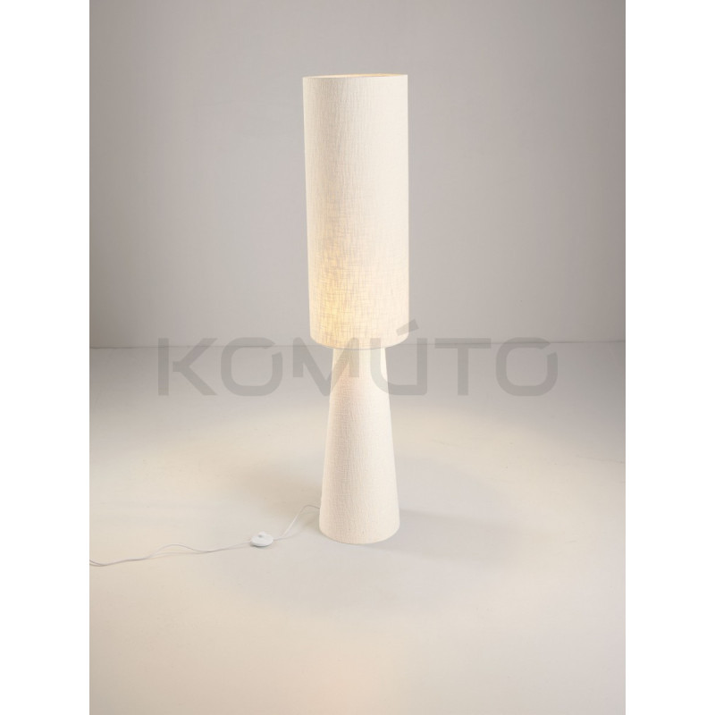 Lampa podłogowa Morwa z lnu | Naturalna elegancja