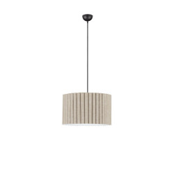 Lampa wisząca Demeter – lampa z lnianej tkaniny