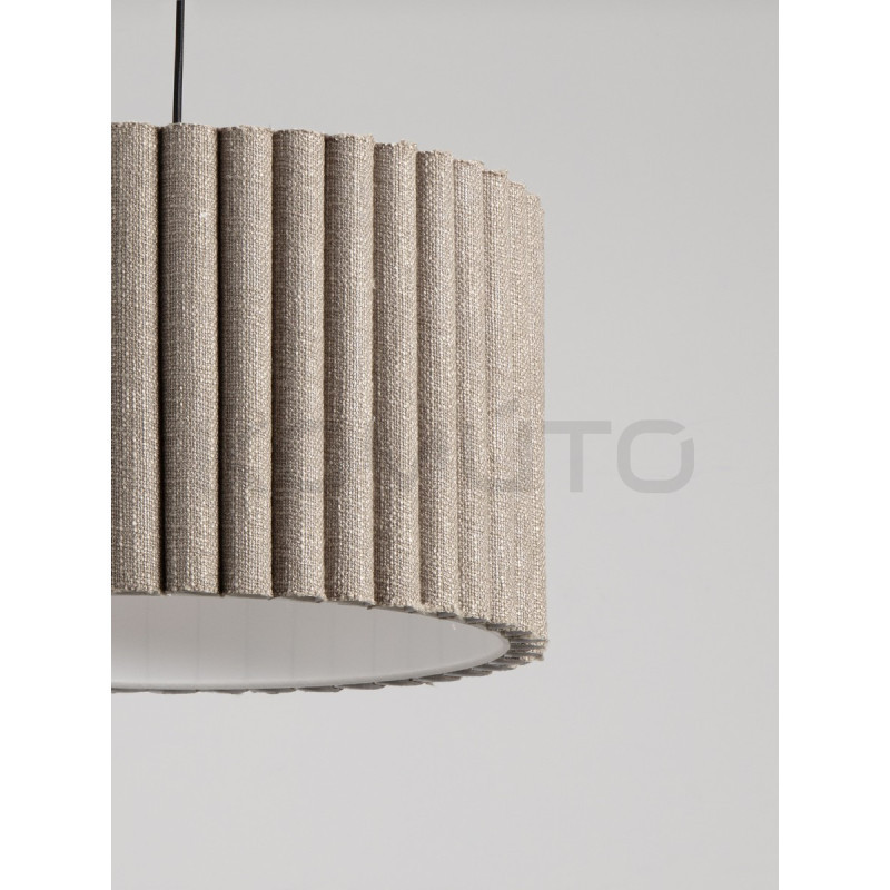 Lampa wisząca Demeter – lampa z lnianej tkaniny