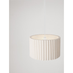 Lampa wisząca Demeter – lampa z lnianej tkaniny