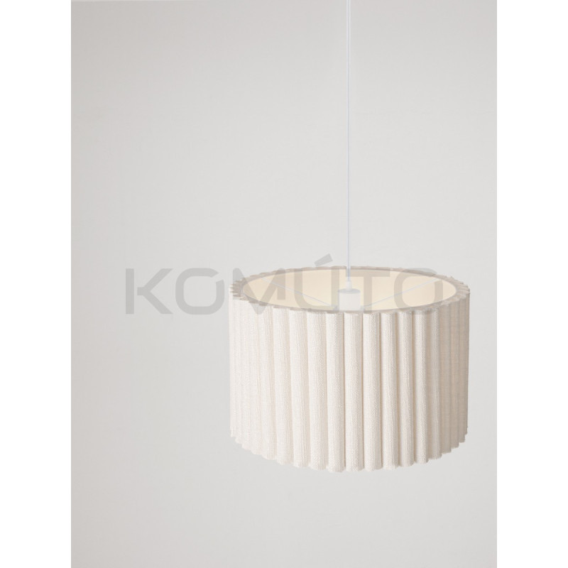 Lampa wisząca Demeter – lampa z lnianej tkaniny