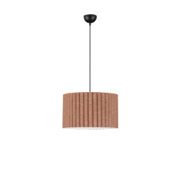 Lampa wisząca Demeter – lampa z lnianej tkaniny