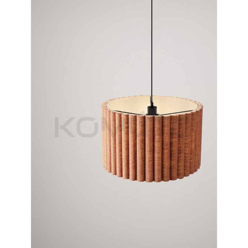 Lampa wisząca Demeter – lampa z lnianej tkaniny