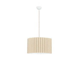 Lampa wisząca Demeter – lampa z lnianej tkaniny