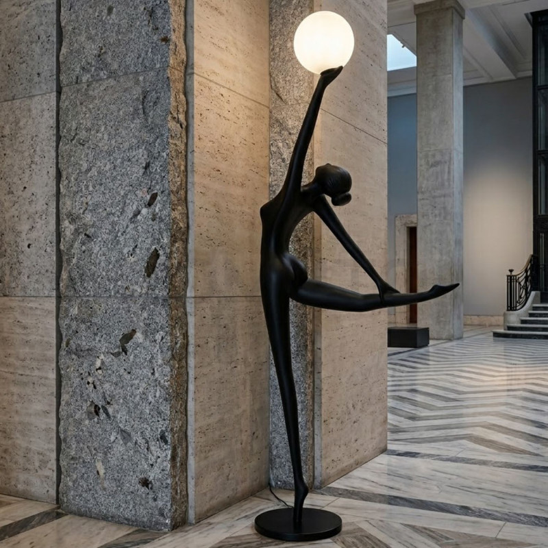 Lampa podłogowa Woman Ballerina – artystyczne oświetlenie