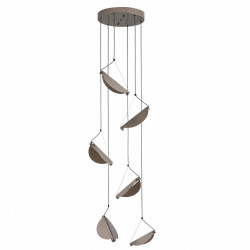 Lampa NAMI-6 LED – artystyczna forma w szarym aluminium