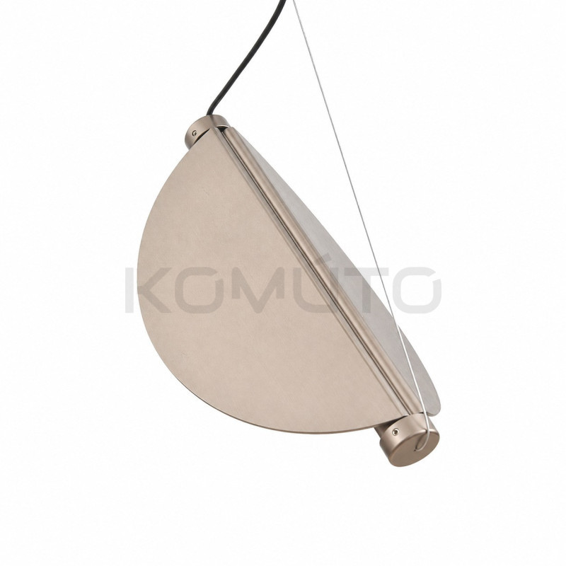 Lampa NAMI-6 LED – artystyczna forma w szarym aluminium